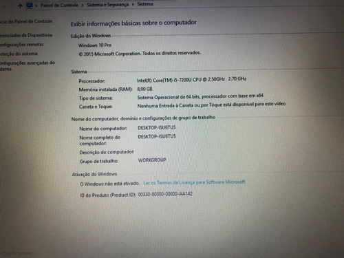 Notebook Dell Inspiron 15 5566 - I5 7ºg, 15,6 , 8 Gb, 1tb