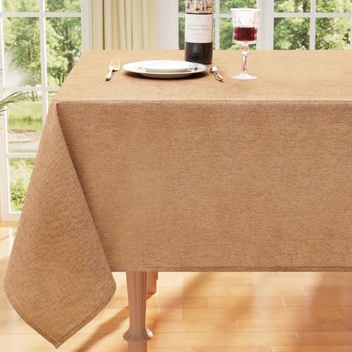 Mantel Rectangular De Lino, Mantel De Arpillera Impermeable,