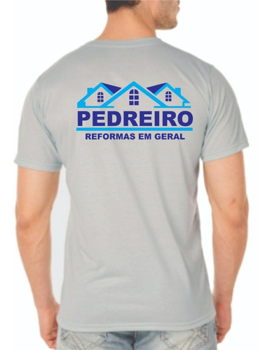 5 Camiseta Pedreiro Trabalho Uniforme Profissional Autônomo