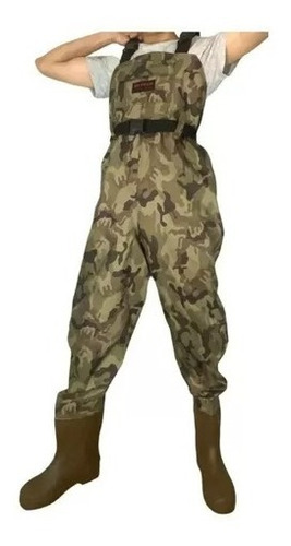 Wader Pesca Marca Oxygen Camuflado, Tu Wader