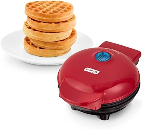 Imagen 2 de 5 de Mini Waflera Eléctrica Antiadherente 350w Tostadora Sandwich