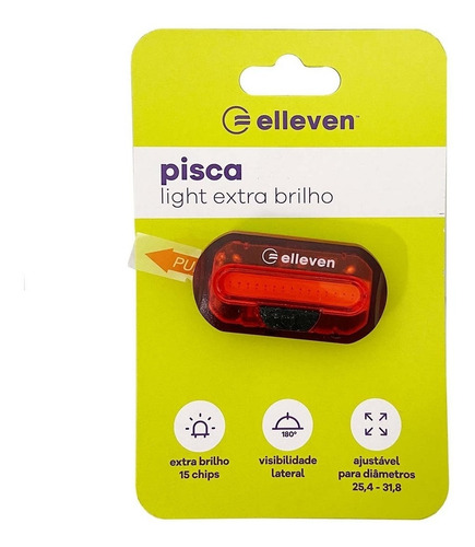 Imagem 5 de 5 de Luz Traseira Noturna Lights Led Audax Cicloturismo Bike