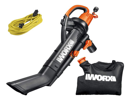 Sopladora Aspiradora Trituradora Worx 120v 3 En 1 +extensión