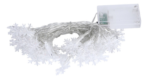 Batería Led String Snowflake, Tipo Control De Batería, Decor