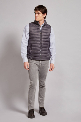 Chaleco Devré Sport Inflado Gris Oscuro Hombre 12d000029003