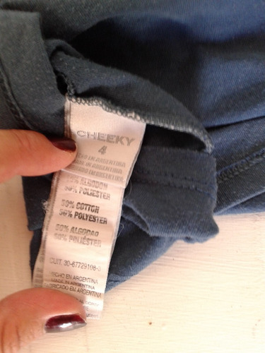 Musculosa Cheeky Talle 4 Color Petroleo