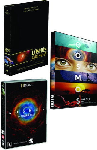 Cosmos Combo Unico De Las 3 Temporadas Completas En Dvd! (Usado)