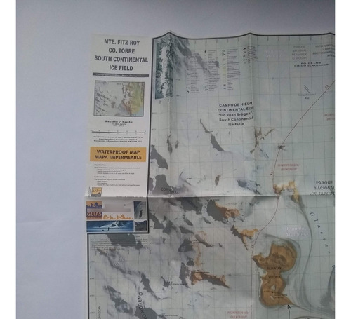 Mapa Turistico El Chalten Santa Cruz (Usado)