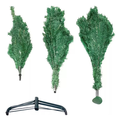 Árbol De Navidad Pino De Pascua Decoración Navideña 150cm Color Verde
