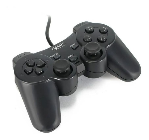 Joystick Controle Compativel Ps1 Ps2 Preto Kp-gm015 Knup