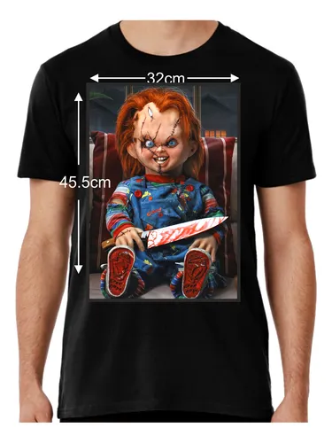 Playera O Blusa Chucky 3 En Blanco Y Negro Cuotas sin inter s