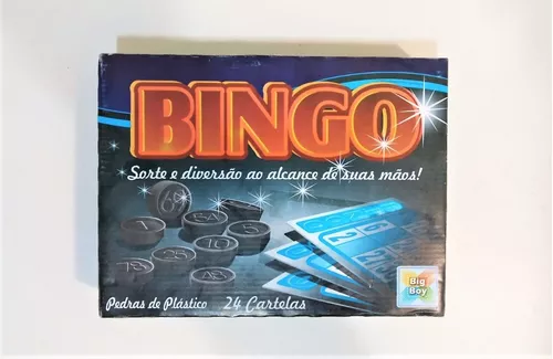 Jogo Bingo, Coluna, 24 Cartelas, Multicor