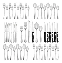 Comprar Juego De Cubiertos De 24 Piezas Con Servicio De Cuchillos...