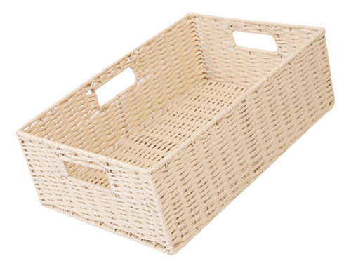 Cesta De Almacenamiento De Ratán Green Basket Para Ropa