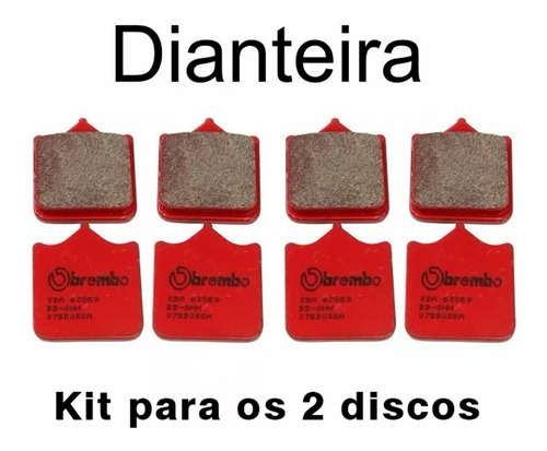 Imagem 2 de 8 de Pastilha De Freio Brembo Bmw S1000rr 2011/2019 Kit Diantero