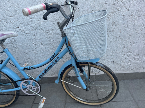 Bicicleta Para Niña Rodada 24 Color Azul Celeste Se Vende Celeste 20 " (Usado)