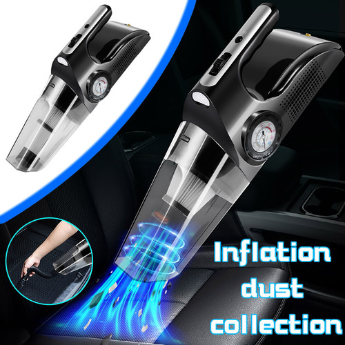 Aspirador De Coche Q Con Bomba Inflable Portátil Four 1085