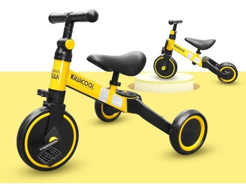 Imagen 5 de 8 de Triciclo Para Niños Y Niñas 2 Posiciones 3 En 1