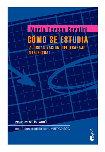 Libro Cómo Se Estudia: La Organización Del Trabajo Intelect