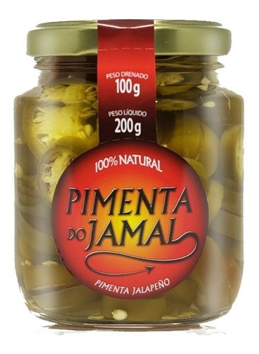 Pimenta Jalapeño Em Conserva Jamal 200g