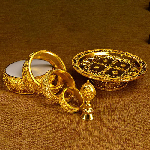 Oferta Budista Tibetana, Prato De Mandala, Coleção De