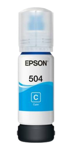 Imagen 2 de 4 de Tinta Epson T504 Cian Magenta Amarillo Imp L4150 L4160 Original C/u
