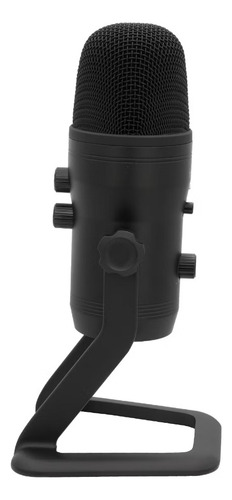 Micrófono Fifine K690b Cardioide Bidireccional Usb Color Negro