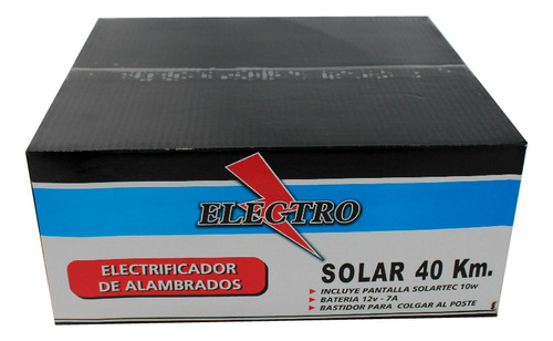 Boyero Electrificador Solar 40km