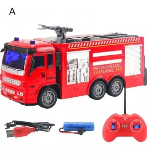 Goma El extraño En segundo lugar Camion De Bomberos A Control Remoto | MercadoLibre 📦