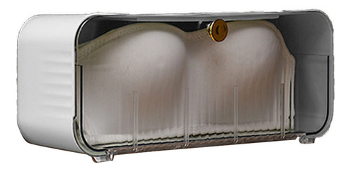 Cajón De Pared Sock Multifuncional Transparente De 6 Celdas