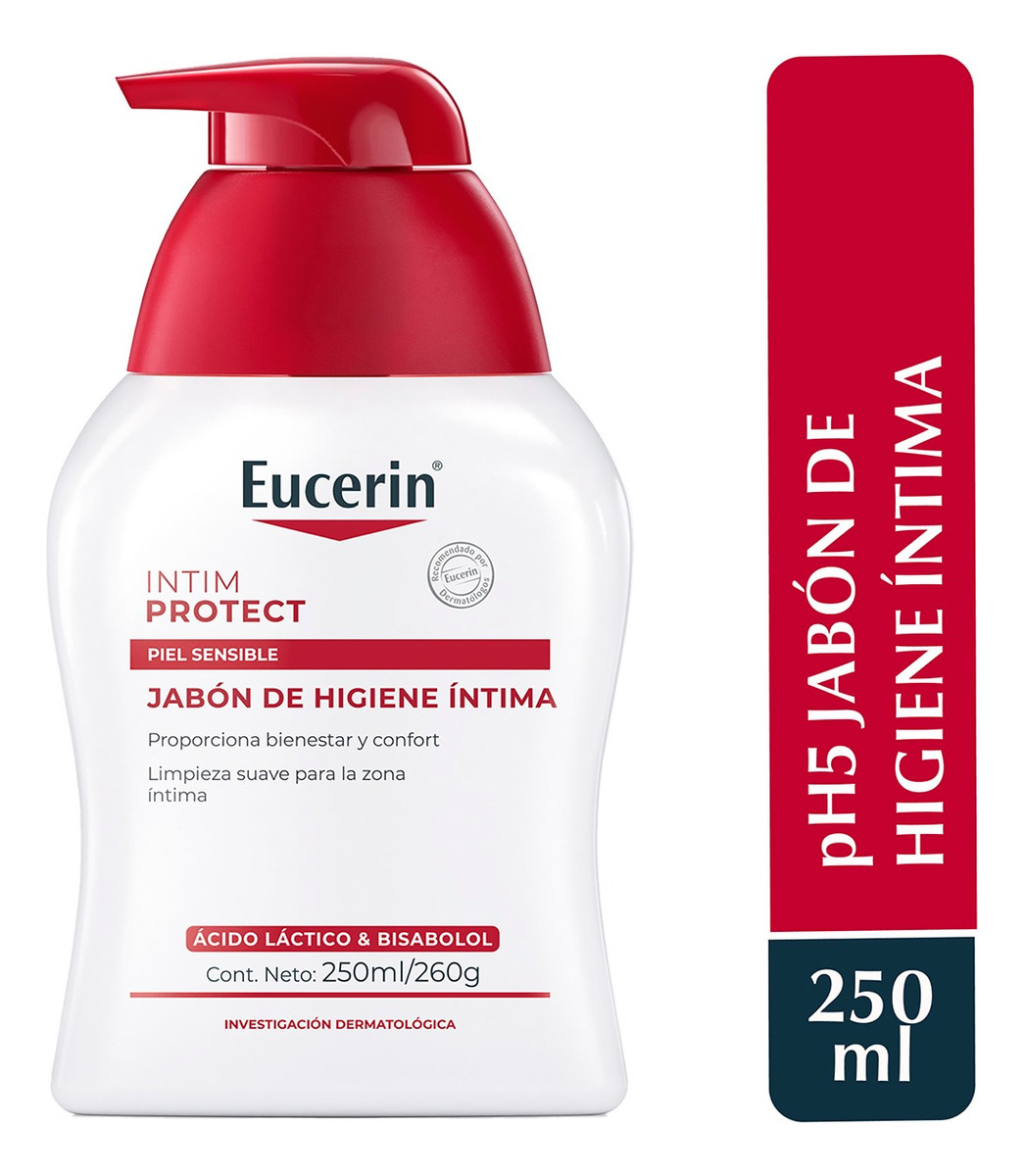 Jabón Íntimo Eucerin Higiene Intima Piel Sensible 250ml 