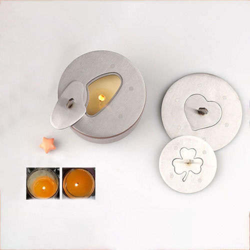 2 Tapas De Lujo Para Velas En Tarro L
