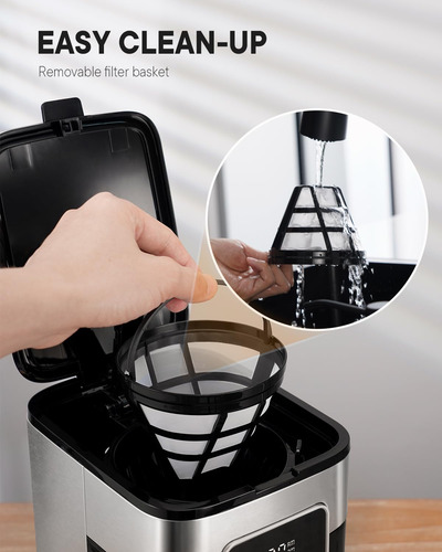 Cafetera Programable Shardor Con Jarra Térmica Para 8 Tazas