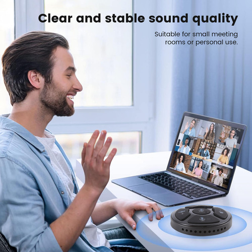 Micrófono Usb De Escritorio Para Conferencias, Altavoz Omnid