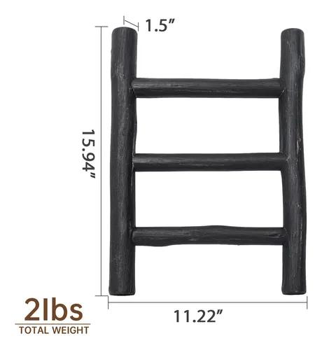 Fuin Escalera De Madera Para Toallas De Te Totalmente Montad
