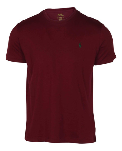 Polo Ralph Lauren Cls Polera De Cuello Redondo, Vino Clásico