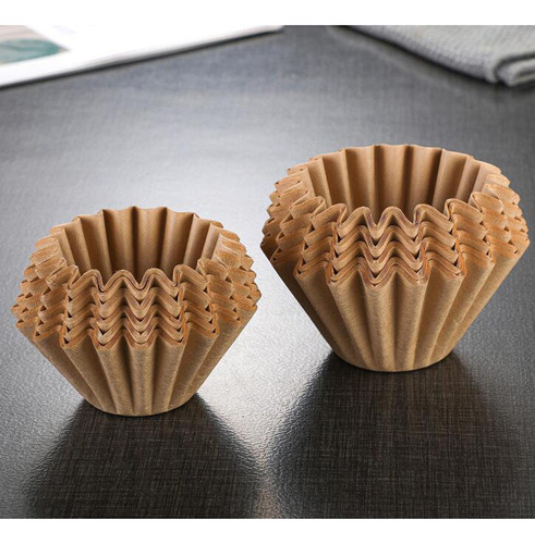 50 Piezas De Filtros De Café Con Forma De Cesta De Papel Par