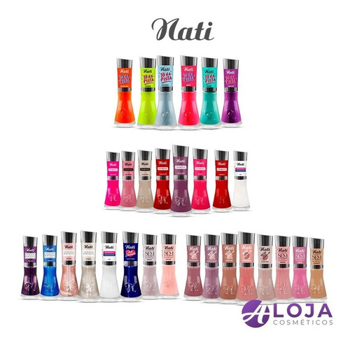 Imagem 1 de 1 de Kit Esmaltes Nati - 30 Cores Atacado