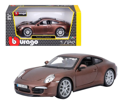 Auto De Coleccion Burago Porsche 911 Carrera S 1/24 