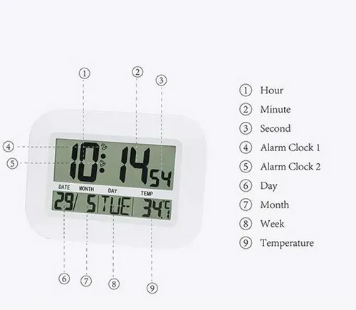 Reloj segundero digital hotsell