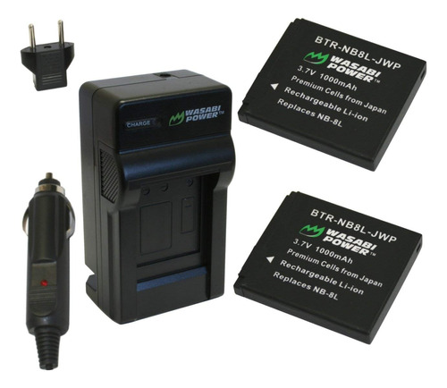 Power Kit Bateria Cargador Para Canon Nb-8l Powershot A2200