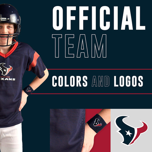 Pulseras Bordadas Franklin Sports Nfl De Los Houston Texans