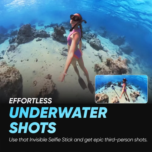 Carcasa Impermeable Protectora Para Insta360 X5 Buceo
