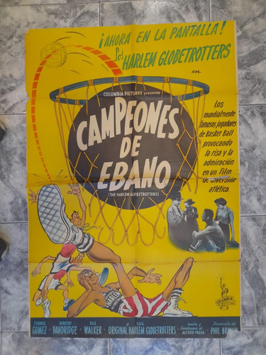 Afiche Ori. - Campeones De Ebano . - Thomas Gomez