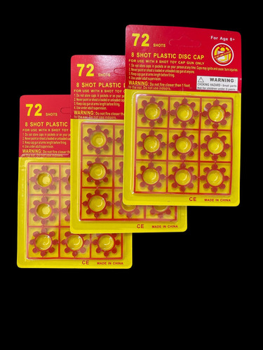 Juguete Pistola Fulminante Chinampin C/ 2 Cartuchos