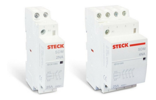 Contactor Din 2x 25a 220vca 2na Sdm2520m