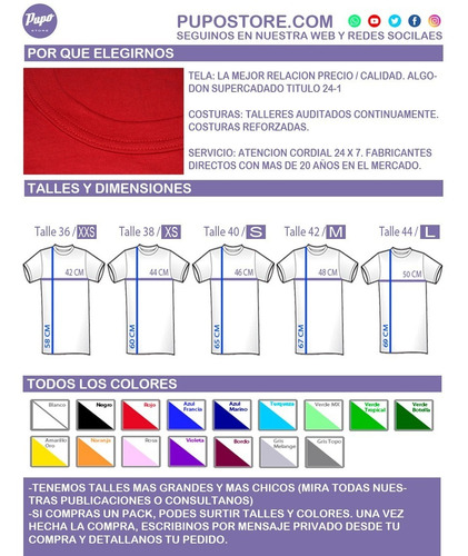 Imagen 2 de 3 de Remeras Lisas Dama - 100% Algodón - Todos Los Colores