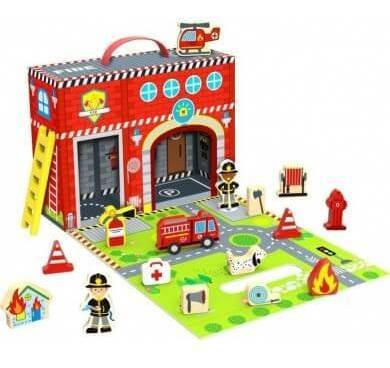 Imagem 2 de 3 de Caixa Divertida - Bombeiros - Tooky Toy