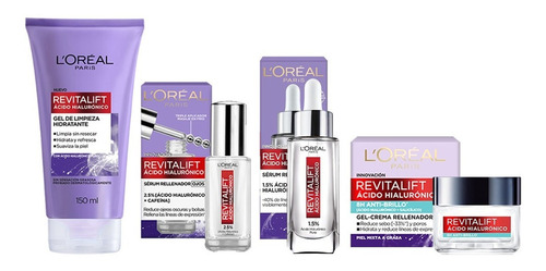 L'oréal Paris Kit De Ácido Hialurónico 4 Piezas