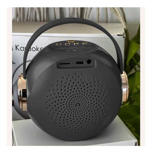 Parlante Micrófono Efectos Voz Bluetooth Luces Rgb